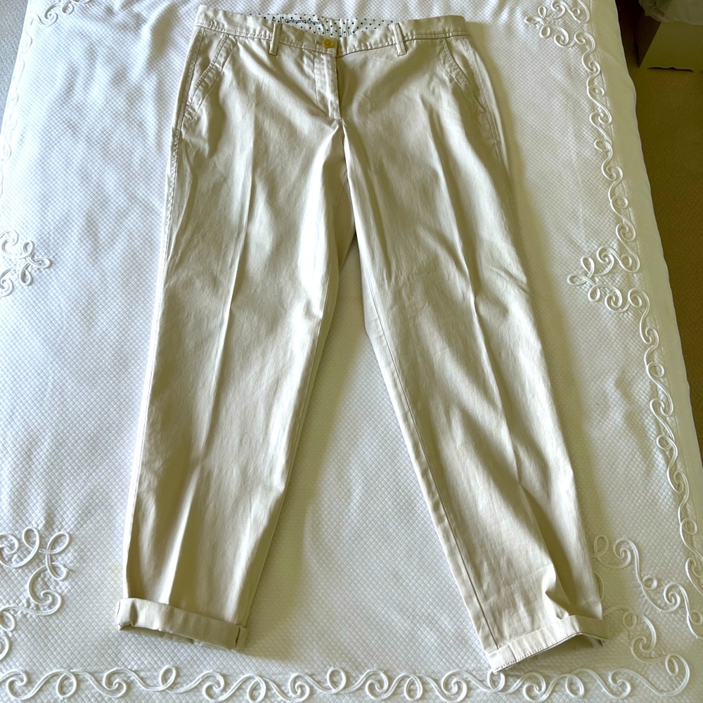 Talbots Girlfriend Chino Pants in Light Tan size 6 NWOT